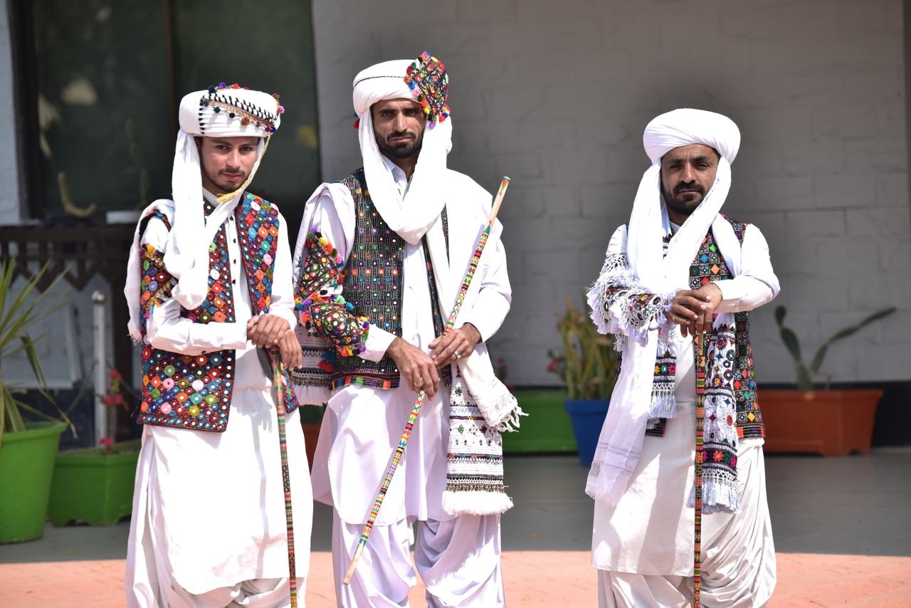 Balochi cultural dance performance