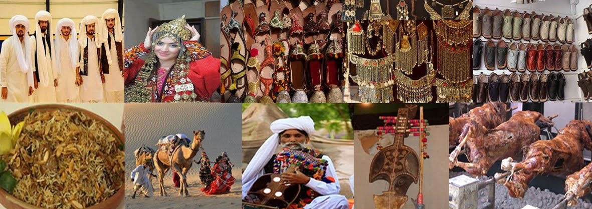 Balochi cultural dance performance