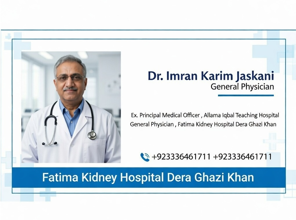 Dr. Imran Karim Jaskani , General Physician , Dera Ghazi Khan